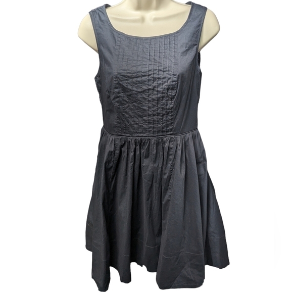 Moulinette Soeurs Fit and Flare Floral Lace Back Dress Sz 2 - Picture 1 of 12